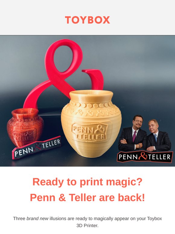 ✨ Just Dropped: New Penn & Teller Magic Tricks in the Toybox App