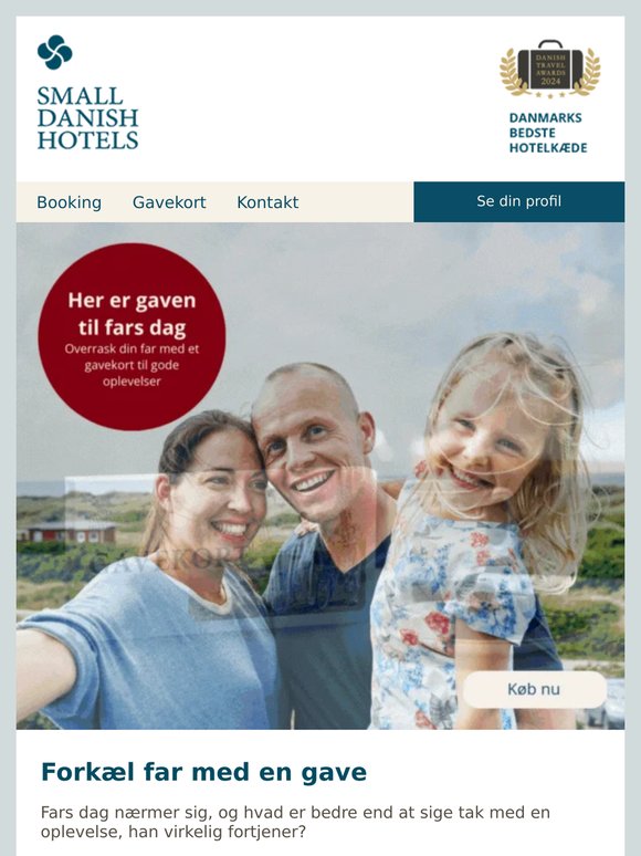 Overrask far med en oplevelse