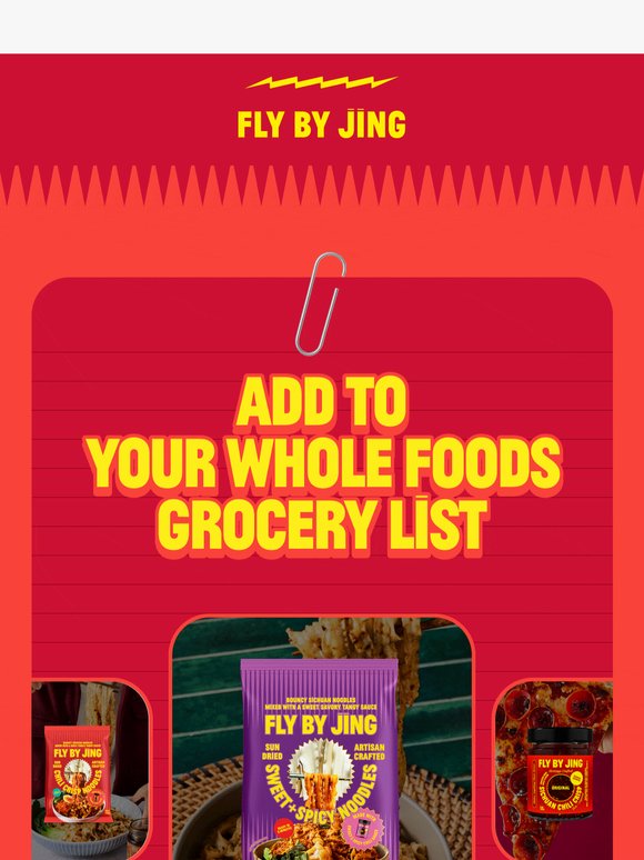 👀 Spotted: Our Noodles at Whole Foods