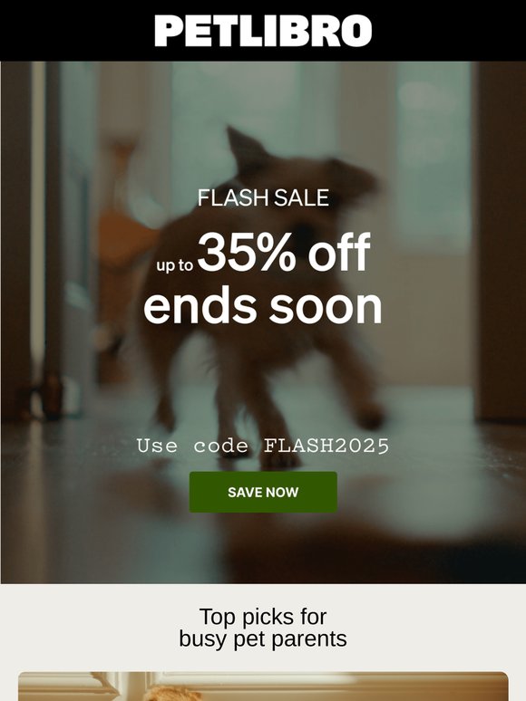 ⏳ 35% off pet care ends soon!