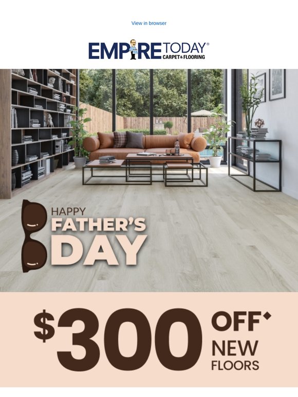 New Floors in Time For Father's Day