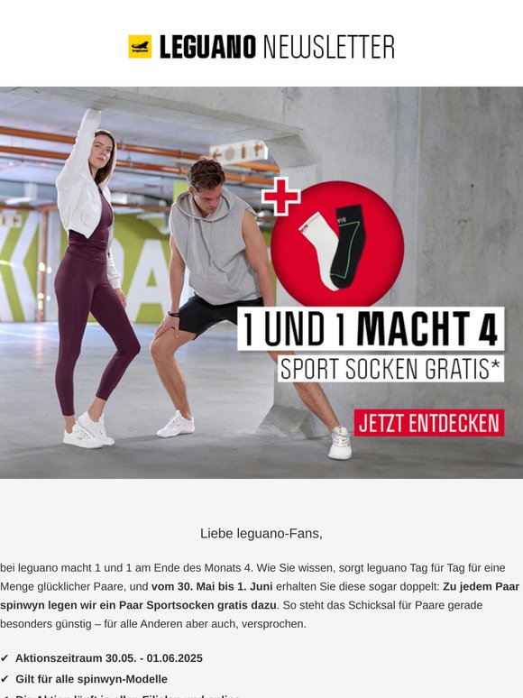 🦶 Pa(a)radisische Zeiten - mit leguano