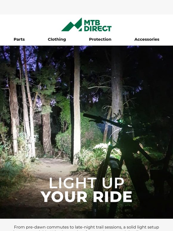 Riding After Dark? We've Got You Sorted 🔦