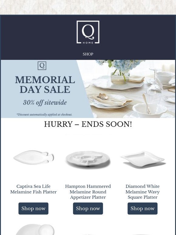 Last Chance: Platters on SALE 💥💙