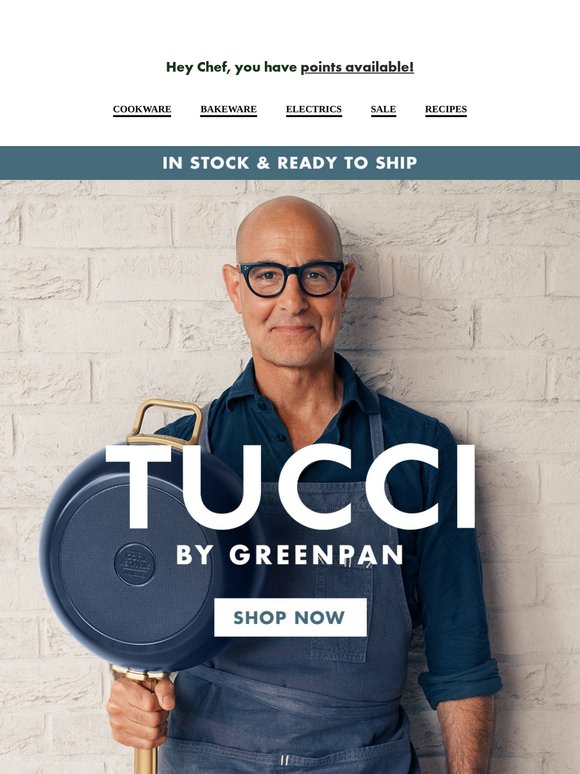 Italian-Inspired. Tucci-Approved. Shop the Collection.