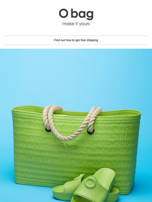All the summer sunshine… in your new O bag look