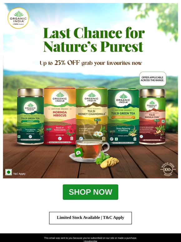 🌿 Hey there ! Don’t Miss Out: Flat 25% Off 🌱