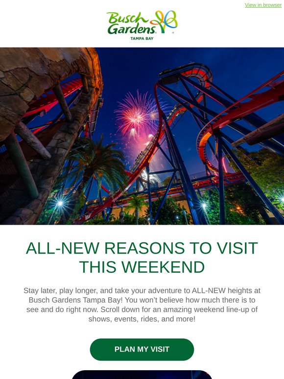 🔥 ALL-NEW Reasons to Visit This Weekend 🔥