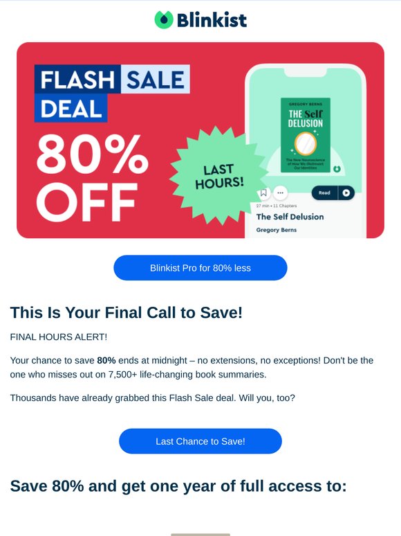 Information about your Blinkist Subscription