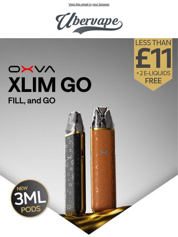 Oxva XLIM 3ml Pods & XLIM Go! LUXE