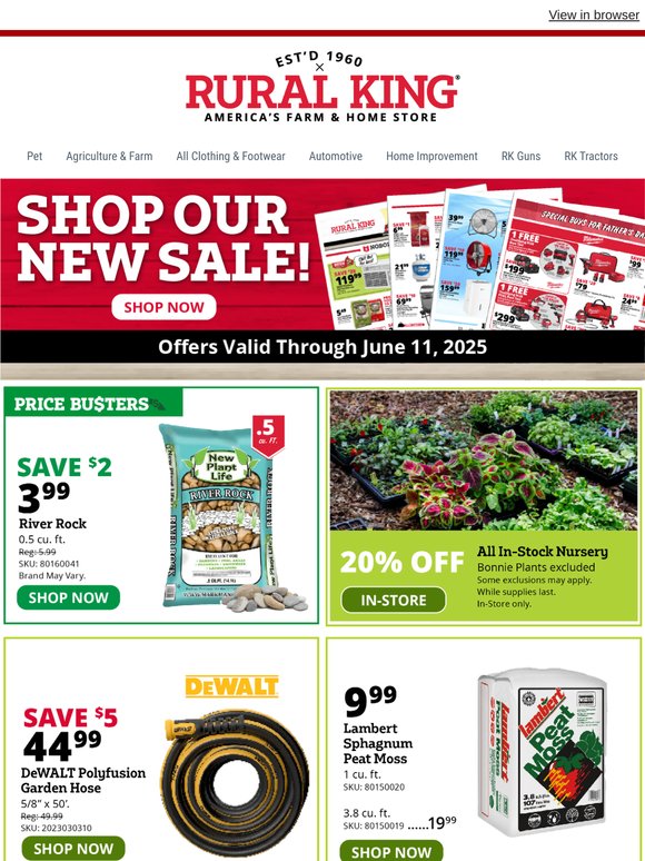 Garden Go-Getter's Unite & Save at Rural King! Landscaping & Gardening Essentials w/ Big Value!