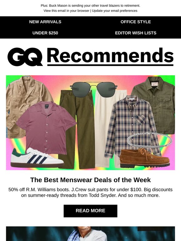 Friday Menswear Deals: 50% Off R.M. Williams Boots and More