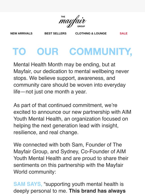 Mental Health Month Ends. Our Mission Doesn’t.