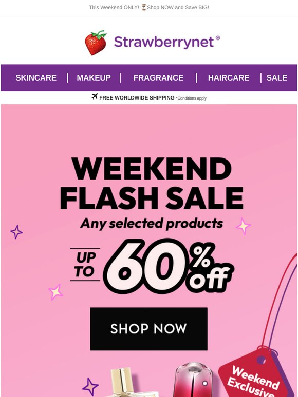 🎉Happy Weekend🎉Selected Picks Up to 60% Off