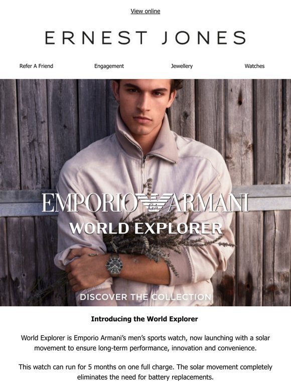 Discover new in from Emporio Armani