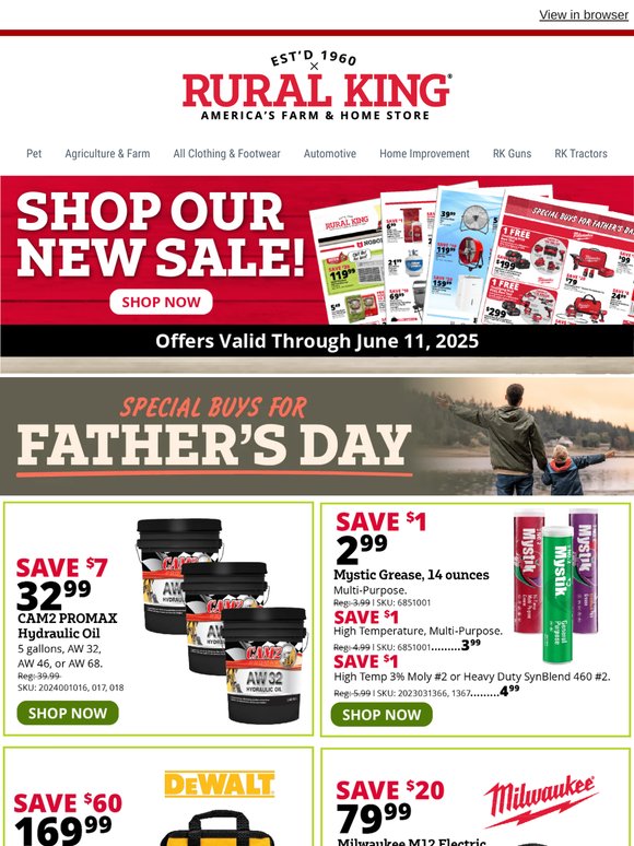 Projects Made Easy - From R134a to Milwaukee & DeWALT Tool Kits, Mystic Grease & More on Sale!