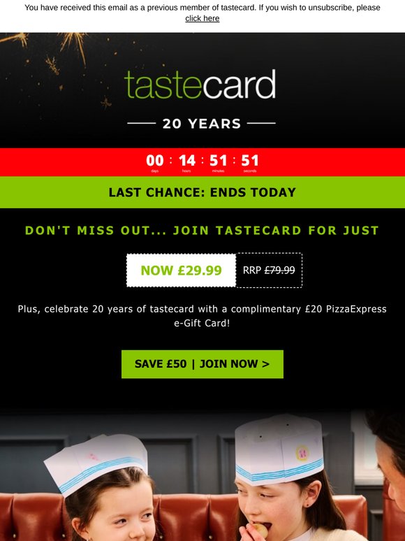 🚨 Final call: SAVE £50 ENDS TODAY!