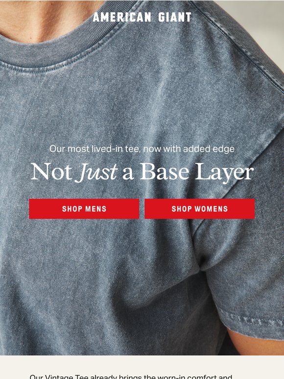 New Vintage Tees, Now With More Character
