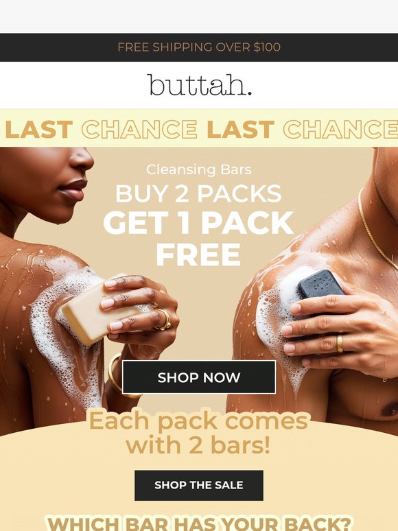 Last Chance! Bogo on Bars