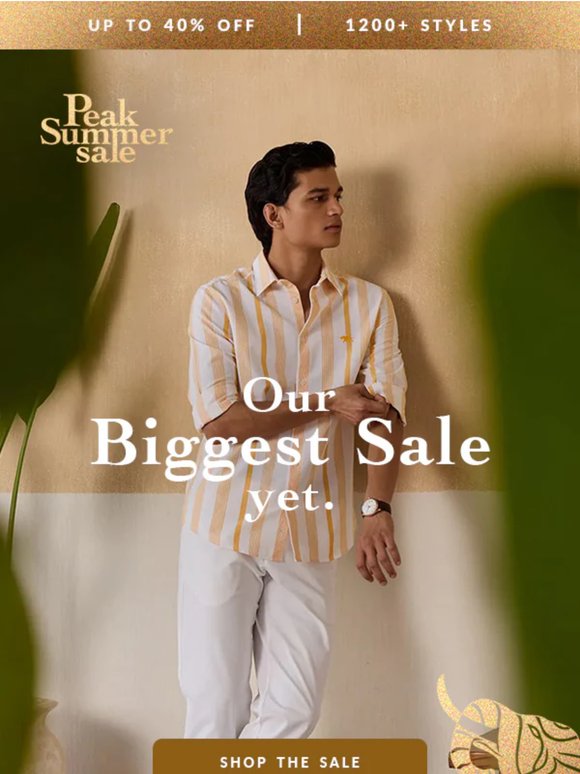 there, the Peak Summer ✨SALE✨ is on. Seen our biggest drop yet?