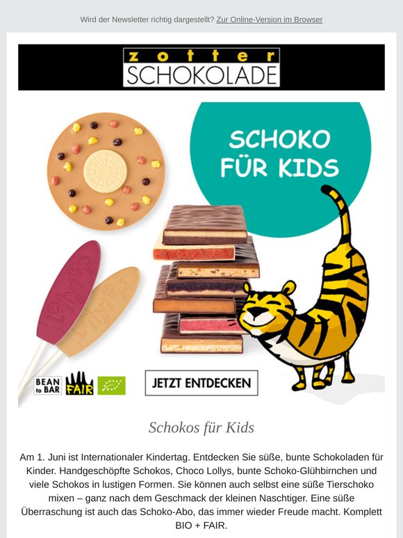 Schokos für Kids 😍