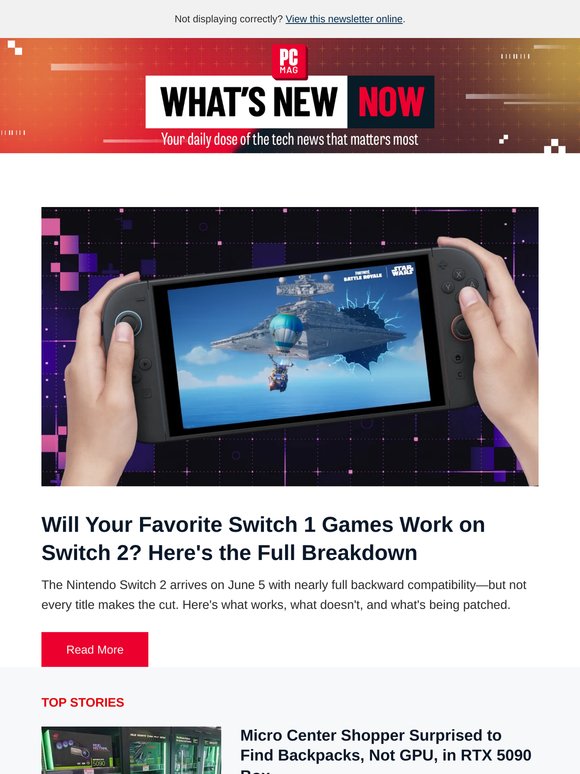 Will Your Favorite Switch 1 Games Work on Switch 2? / Trump: Elon 'Not Really' Leaving DOGE / AI to Wipe Out 50% of Entry-Level Jobs