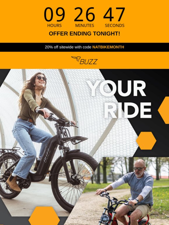 🚨LAST CHANCE! | Bike Month 20% off ending
