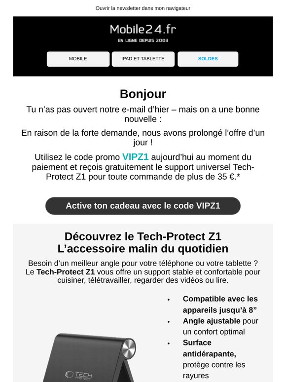 Bonus du week-end : ton cadeau est encore là 🎁