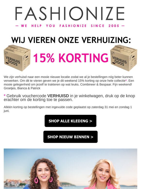 15% KORTING op ALLES: we vieren onze verhuizing🍰