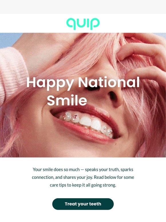 😁 Your smile deserves a special day… oh, wait