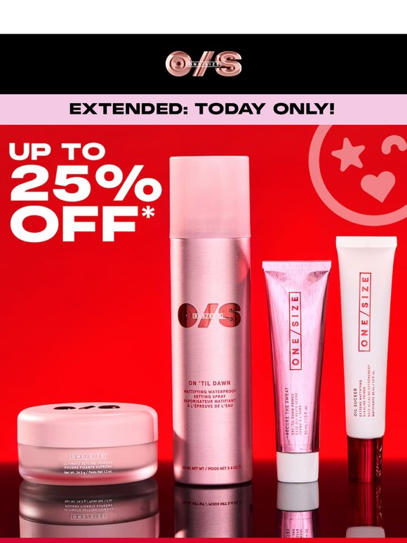 SALE EXTENDED: Today Only! 🤩
