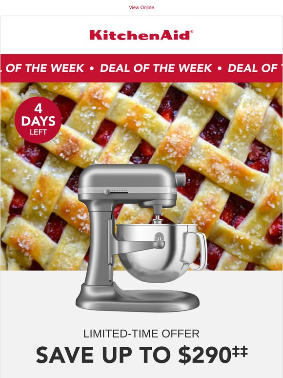 Save up to $290 on select Refurbished Stand Mixers