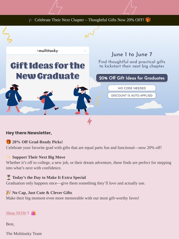 🎓 Graduation Gifts They’ll Actually Use