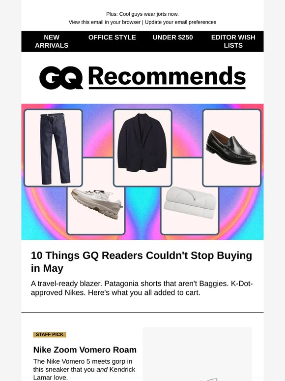 What GQ Readers Couldn't Stop Buying in May