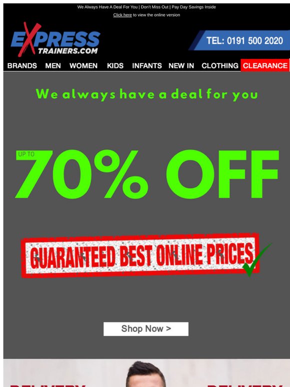 Size Matters! Up To 70% OFF & £1 Delivery SHOP NOW >