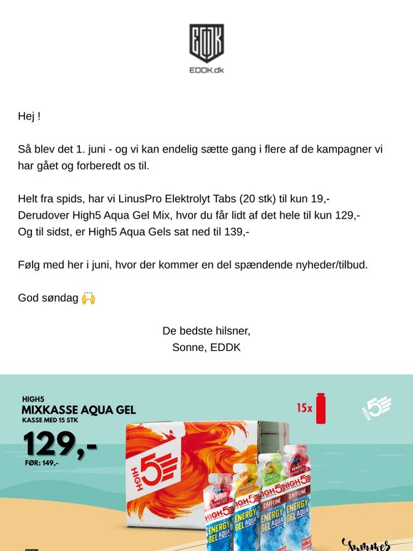 SUMMER SALES er startet! Elektrolyt Tabs kun 19,-