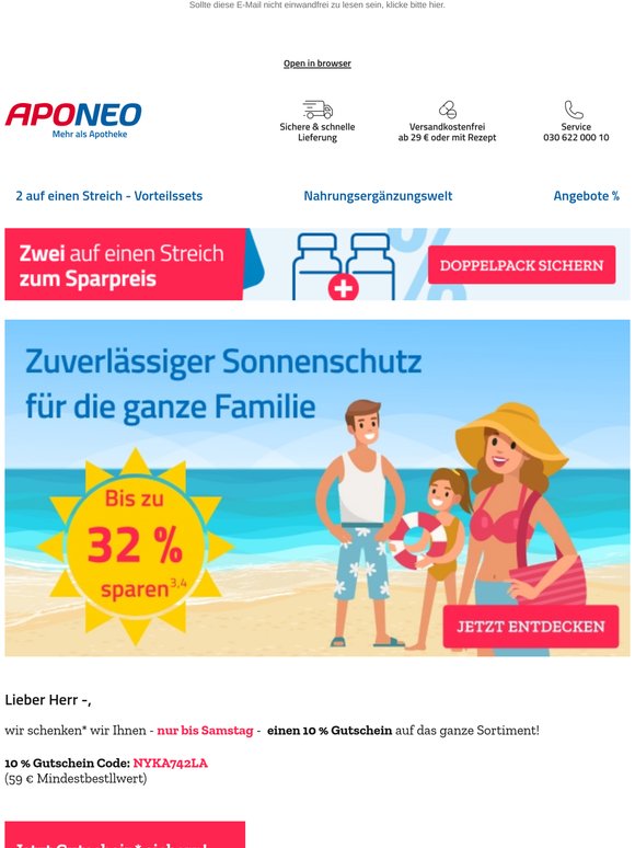 🌞 10 % Gutschein* + Eucerin Oil Control Face Sun Gel-Creme, Herr —! 🌞