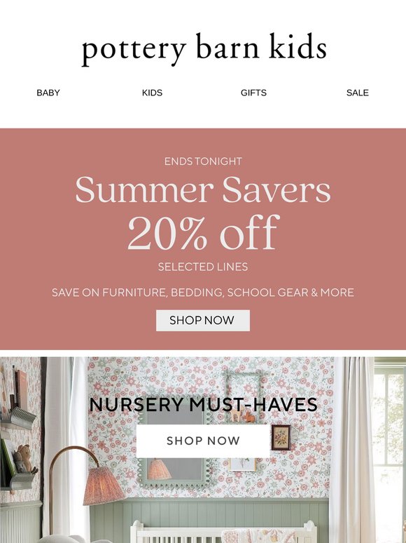 SALE ENDS TONIGHT!
