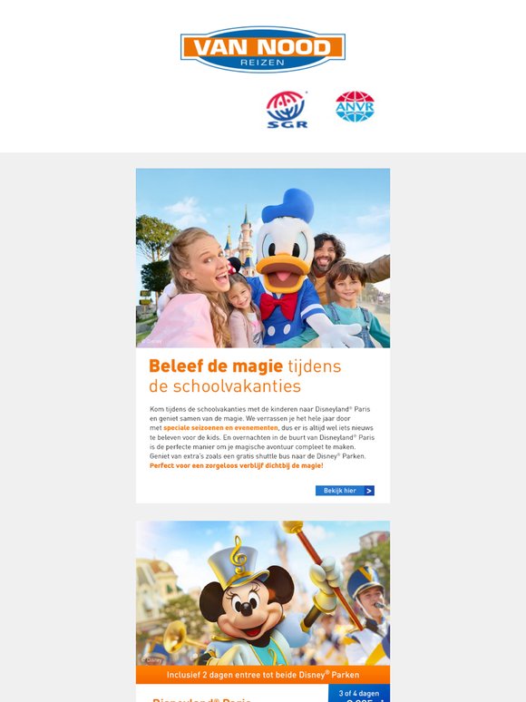 Disneyland® Paris! Een onvergetelijke trip