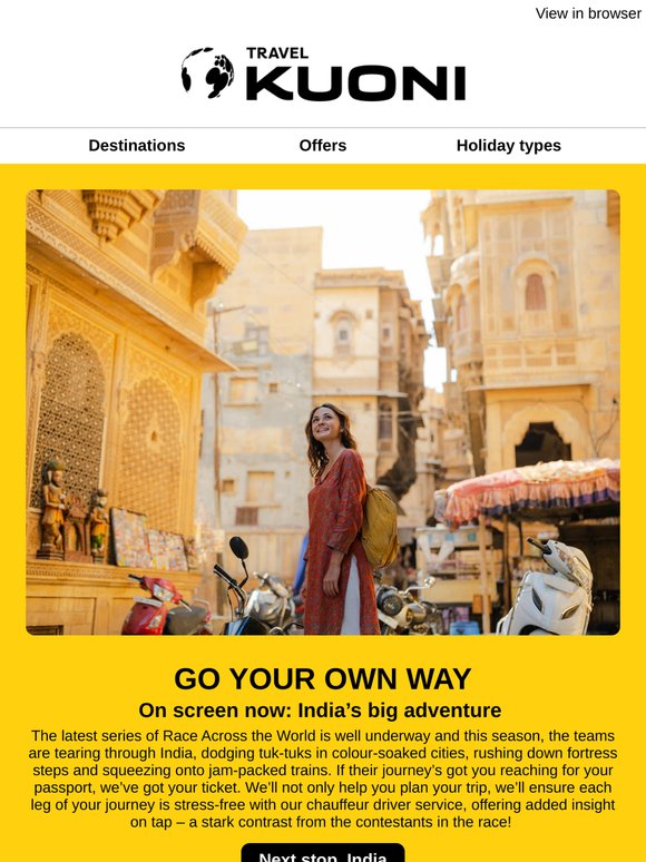 Race you to India?