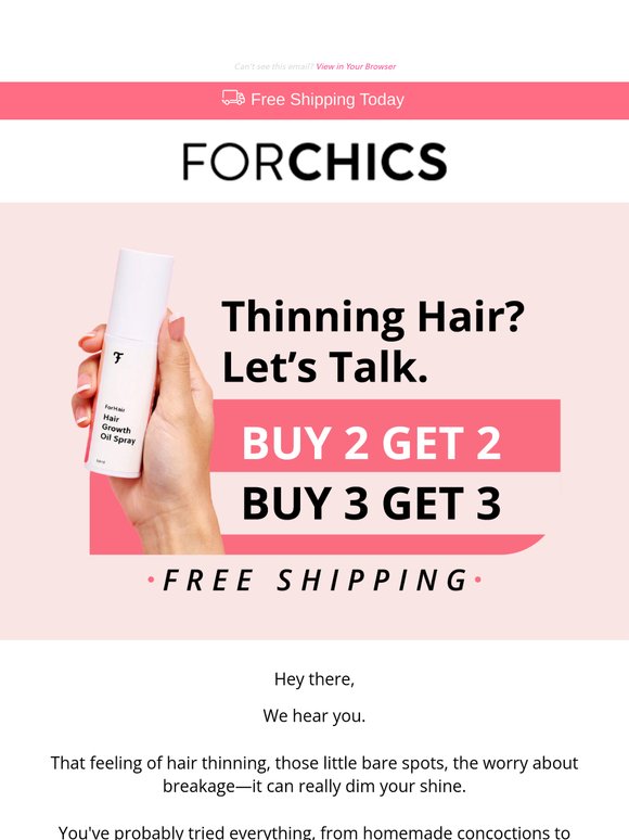Let’s Talk Thinning Hair (and What Helps It)