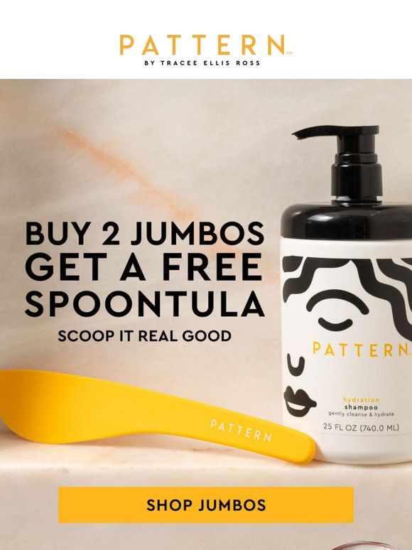 Buy 2 Jumbos, Get 1 Spoontula FREE 🎉