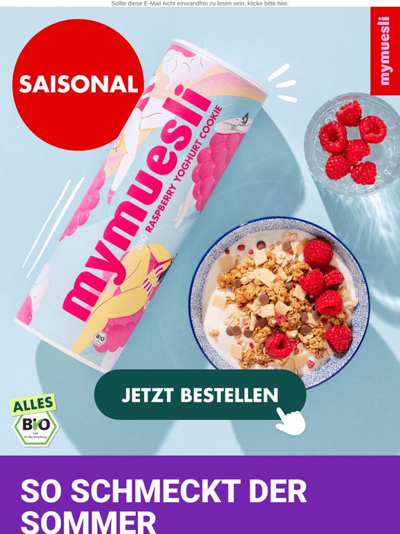 Neu & fruchtig: Raspberry Yoghurt Cookie!