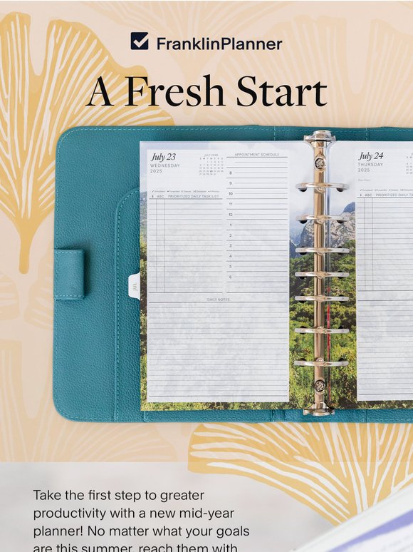 Stay Organized with July Planners!