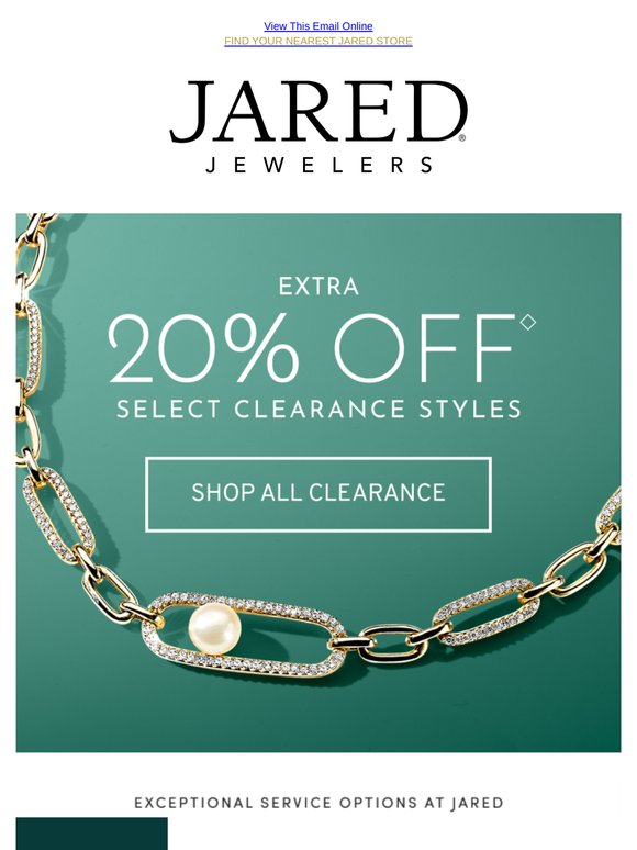 FINAL HOURS! Up to 50% Off + Extra 20% Off Select Clearance Jewelry