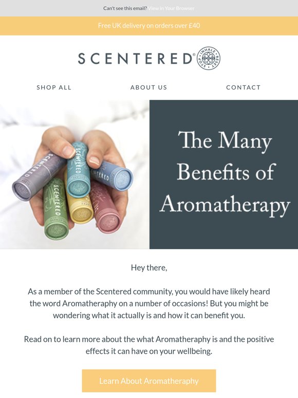 The benefits of aromatherapy
