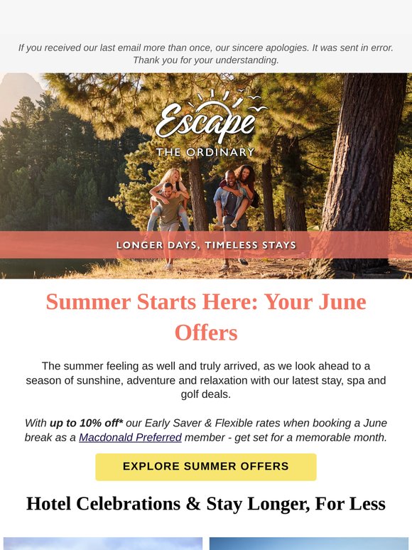 Hi There, Summer Starts Here With Your June Offers! 🔅😎