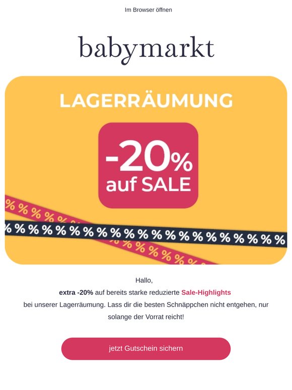 Hey,  EXTRA-Rabatt schon genutzt?