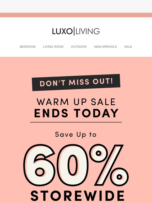 [ENDS TODAY] Up to 60% Off EVERYTHING Storewide! Coupon Code Inside
