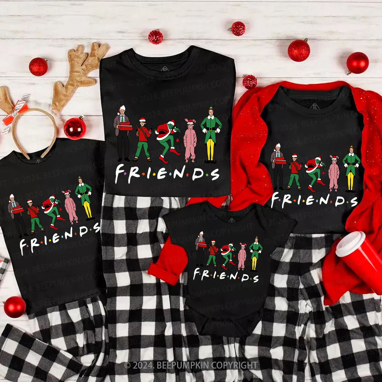 Image of Spend Christmas Together Party Matching Shirts